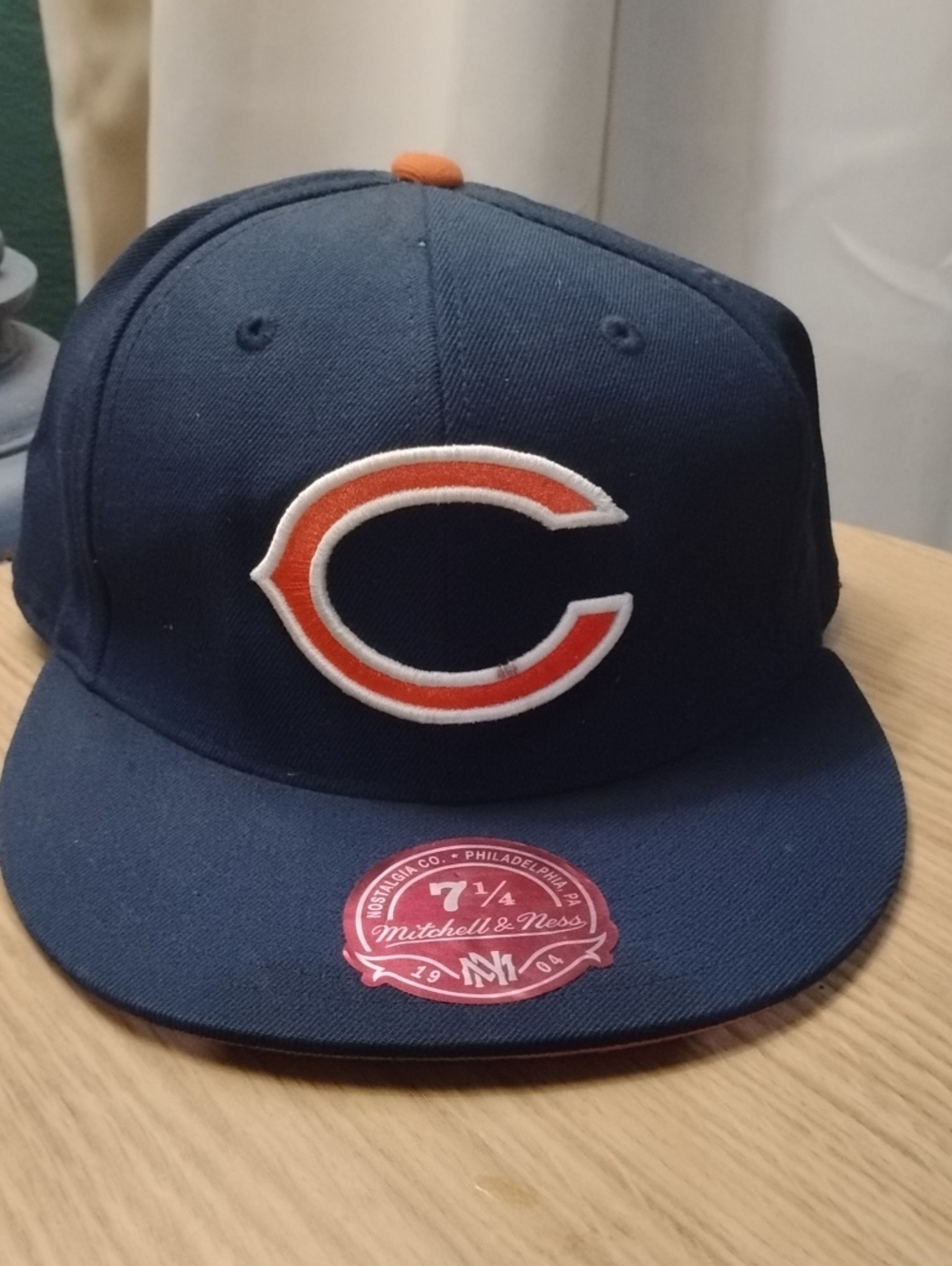 Mitchell & Ness Kids Navy Chicago Bears Cap with Orange Trim